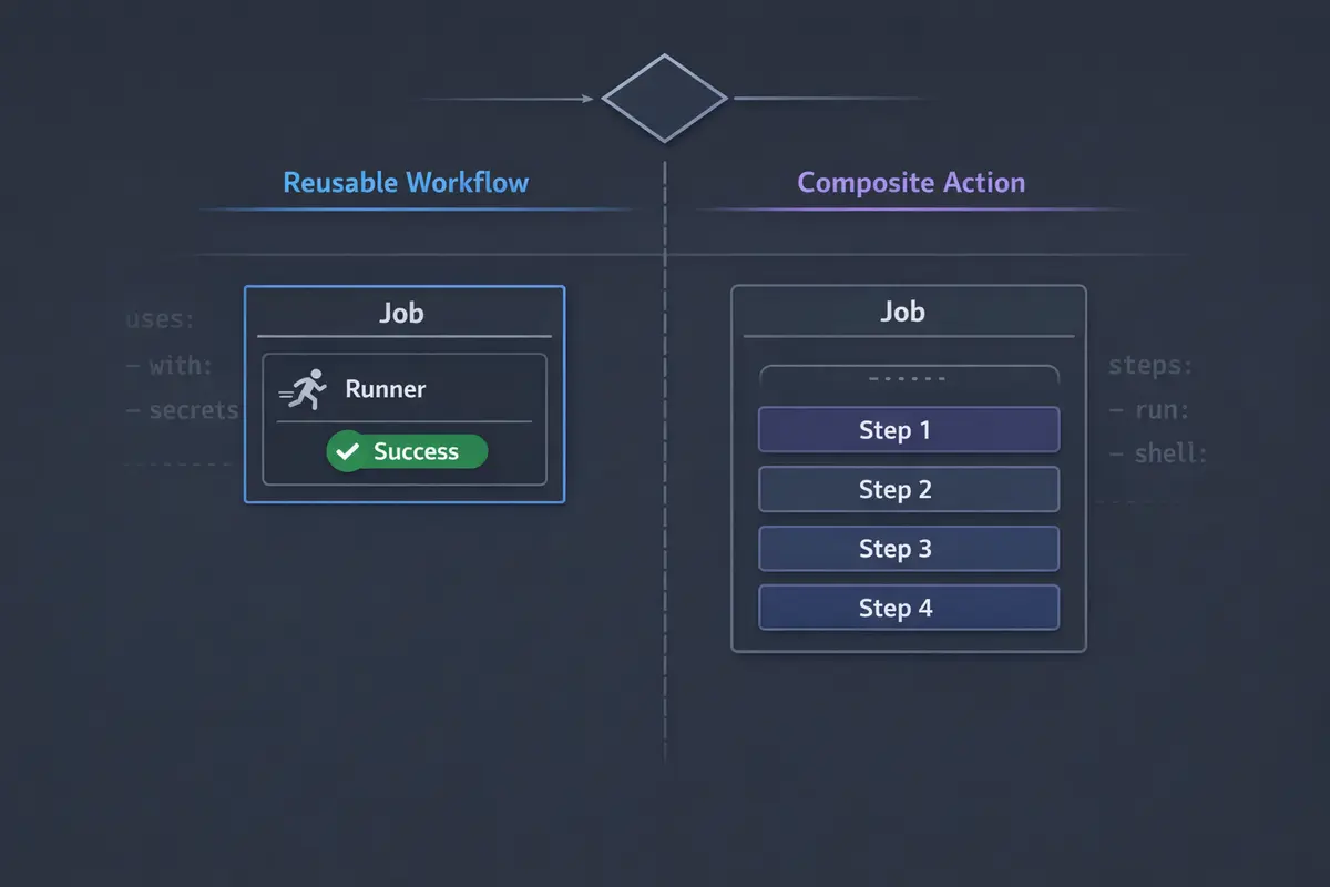 GitHub Actions: Reusable Workflows vs. Composite Actions - Know the Difference