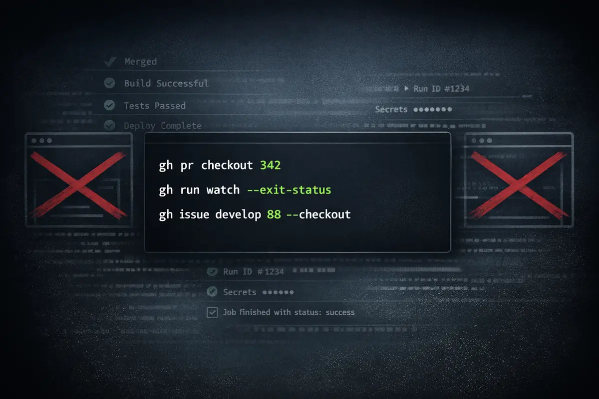GitHub CLI Power User: 10 `gh` Commands That Replace Browser Tabs